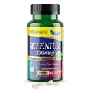America Medic & Science Selenium 200 mcg (1 pakke med 60 tabletter) Pure Dietary Supplement for mænd og kvinder, Essential Trace Mineral og kraftfuld antioxidant bedste til immunforsvar og thyreoideasundhed