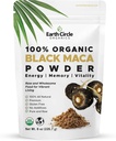 Organic Black Maca Peruvian Root Powder Note 124; Black Maca Root for mænd