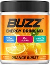 Morning Buzz Energy Drink Powder - Energy Boost Drink Mix - Sugar-Free Energy with Antioxidants - Morning Kickstart and Sports Nutrition Endurance Product - 30 Servings, Orange Burst, 8 Ounces