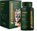 Rooted Owl Gurkemeje - Gurkemeje supplement til hunde og katte - med Curcumin, Piperine og C-vitamin for antiinflammatorisk Relief - 60 / ct