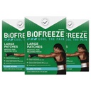 Biofreeze Smerte Relief Patches, Gigt Smerte Reliver, Knæ- og lændesmerter Relief Patch, Sore Muskel Relief, Neck Smerte Relief, FSA Egnet, 3 Pack (5 Biofreeze Menthol Patches)