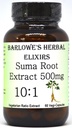 Barlowe 's Herbal Elixirs Suma Root Extract Supplement: 124; Pfaffia Paniculata - 124; 10: 1 Koncentreret ekstrakt: 124; 500mg Per Capsule - 124; 60 Vegankapsler: 124; Stearate- Free, Glass Boxed, Additive- Free