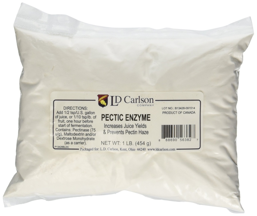 Pektisk enzym (pulver) - 1 LB.