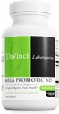 DAVINCI Labs Mega Probiotic ND - Non- Dairy Probiotic Supplement understøtter Gut, fordøjelse og hjerne sundhed * - Gut Health Support Supplement med Non- Dairy Complex * - 120 Vegetar Caps