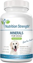Mineraler til hunde, Support Cells & Nerves, Fortify Bones & Muscles, Fremme Samlet Sundhed med Calcium, Phosphorus, Magnesium, Kalium, Selen, Jern, Zink, 120 tyggetabletter