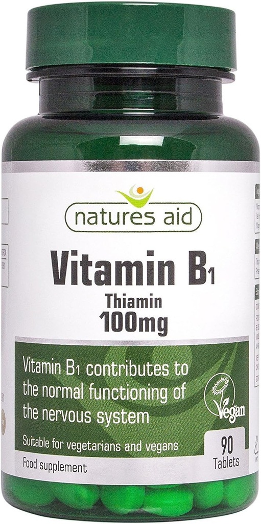 Vitamin B1 100mg 90 Tabs-2 Pack