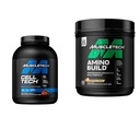 MuscleTech Creatine Monohydrat Pulver Cell- Tech Creatine Powder Name 124; Post Workout Recovery Drink & BCAA Aminosyrer + Electrolyte Powder, Amino Build, 7g af BCAA + Elektrolytes