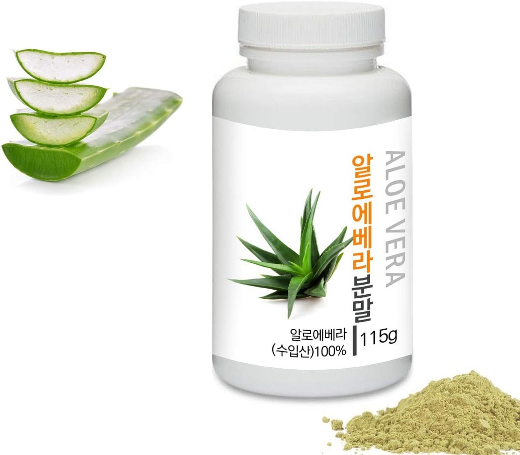 [Medicinsk urtepulver] Prince Natural Aloe Vera Extract Powder Medical Medical, 4.0oz / 115g