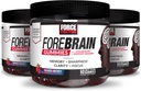 FORCE FACTOR Forbrain Gummies, 3- Pack, Nootrop Brain Support Supplement for Memory & Focus, Brain Vitamin med COGRIGRAPE & Huperzine A, Focus Gummies to Support Recall & Sharpness, 180 Gummies