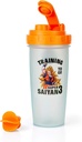 Dragon Ball Z Super Saiyan Goku Gym Shaker Flaske -20 ounce BPA- Gratis Plastic Blender Flaske med Whisk Ball - Protein Shake, Meal Erstatning, Smoothie Mixer - Gym træningstilbehør - Ideel DBZ Gaver