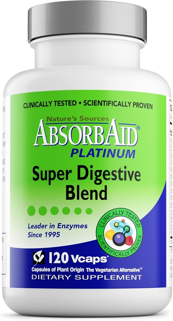 Absorbaid Platinum Super fordøjelsesblend, 120 Greve