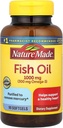 Nature Made Fish Oil 1000 mg, 90 Softgels, Fish Oil Omega 3 supplement til hjertesundhed