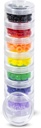 7 dages medicinpille Organizer - stabelbar pille boks - Fits små tabletter & vitamin kosttilskud - Hold din daglige & ugentlige medicin organiseret på ét sted - Lille - Clear