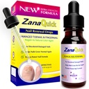 ZanaQuick Extra Strength Toenail & Fingernail Reparation Drops - Nail Care Fornyelse for Thick, Beskadigede & misfarvede Nails - 1 pakke, 0,50 fl oz