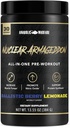 Anabolske krigsførelse Nuklear Armageddon Pre Workout Powder Pre- Workout for Mænd & Kvinder med L- Citrullin, Beta Alanine pulver og koffein (Ballistisk Berry Lemonade - 30 Serveringer)