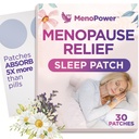 Cooling Comfort Sleep Patches for Women - Menopause Relief for Better Sleeping Aid - Sleep Supplement for afslapning & Ekstra Styrke - Support Hot Flashes, Quality Sleep & Reducere Træthed - 30 Patches