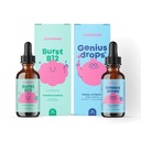JoySpring Liquid B Complex og Genius Focus Drops til børn