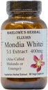 Barlowe 's Herbal Elixirs Mondia Whitei 5: 1 Uddrag af 124; 400mg Per Kapselstof 124; Traditional African Vitality Herb for Total Sundhed & Wellness