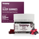 Troomy Sleep Gummies for Adults and Kids, Great Tasting Black Raspberry, Red Reishi Mushroom, Easy Restful Natural Sleep Aid, 30 Count