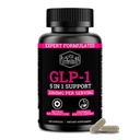 GLP-1 Supplement Support (GLP-1 Supplement Kvinder) GLP Activate med GLP-1 Probiotic & Green Tea Extract (5 i 1 GLP-1 Booster) 3260mg Per Servering (1 måned Tilgang) For Metabolisme Support