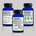 Plus - Organic Plant Base Kilde til Calciumtilskud med vitamin D3, k2, Magnesium Glycinat og Mangan (360 Greve) Pakke med 3 flasker