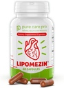 Pure Care Pro Synergistisk Cholesterol Support Blend: Rød Gær Rice, Policosanol, Grape Seed & Lespedeza - 60 vegetariske kapsler
