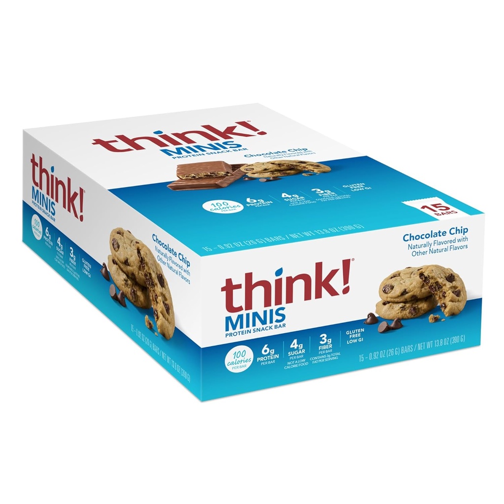 Tænk! Minis, chokolade Chip, 15 Greve