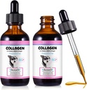 Kollagen til hunde, Hundekollagen flydende dråber med biotin, MSM & Ginger fordøjelse & immunitet support, Itch Relief, Hud & Coat og fælles sundhed, hund supplement 60ml-2pcs