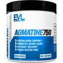 Evolution Agmatine Sulfate Nitrooxide Powder Nutrition High Strength Agmatine Sulfate Powder Nitroxide Supplement for High Intensity Pumper Muskelvækst Inddrivelse og ydeevne - Unflavored