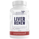 Lever Renew - Lever renser Detox & Reparation - Lever Support med Artichoke Extract, Milk Thisle, Mælkebøtte og gurkemeje - 60 kapsler