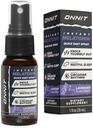 ONNIT Melatonin Liquid Sleep Support Spray, IGEN ™ Non- GMO Tested, Lavendel Flavor, Sleep Support til voksne, 3 mg Melatonin per Spray, 1 fl oz