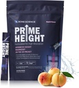 BONE VIDENSKAB - Prime Højde Mutivitamin Powder - Højde Development Drink Mix for Kids & Teens, Bone & Immun Support, Sugar- Free Peach Flavor, 30 sticks