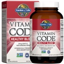 Livets Vitamin Code Sund Blod - Jern supplement til kvinder, 60 Veganske Kapsler, med Vitamin B, C, Trace Minerals, Fruit Veggies, Probiotika - for energi og anæmi Support