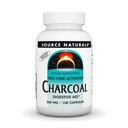 Kilde Naturals Charcoal - 100% Pure Aktiveret, fordøjelsesstøtte - 100 kapsler