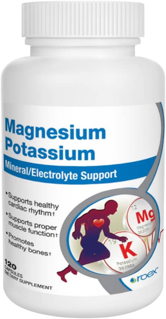 Roex Vitaminer: 124; Magnesiumkalium: 124; Samlet sundhedsværdi: 124; Cellulær funktion: 124; Kosttilskud: 120 Tæl