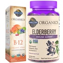 Livets have Organics Elderberry Immungummies, 120 Greve & B12 Vitamin Hindbær Spray, 500mcg, 2oz