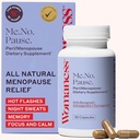 Kvindelige menopause Kosttilskud til kvinder - Paumenopause & overgangsalder Hotblinks Relief, Night Sweats, Vaginal Dryness, Brain Fog & Mood Support - Hormone & Estrogen- Free - 30 Kapsler