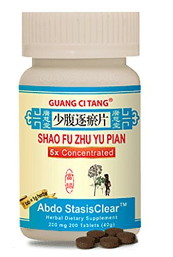 Abdo Stasisclear All Natural Chinese Herbal Guang Ci Tang Supplement Shao Fu Zhu Yu Pian Tablet Pill af Guang Ci Tang