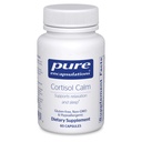 Rene indkapslinger Cortisol Calm - Understøtter Cortisol Sundhed & Afslapning - Indeholder Ashwagandha & L- Theanin - Restain Sleep - 60 kapsler
