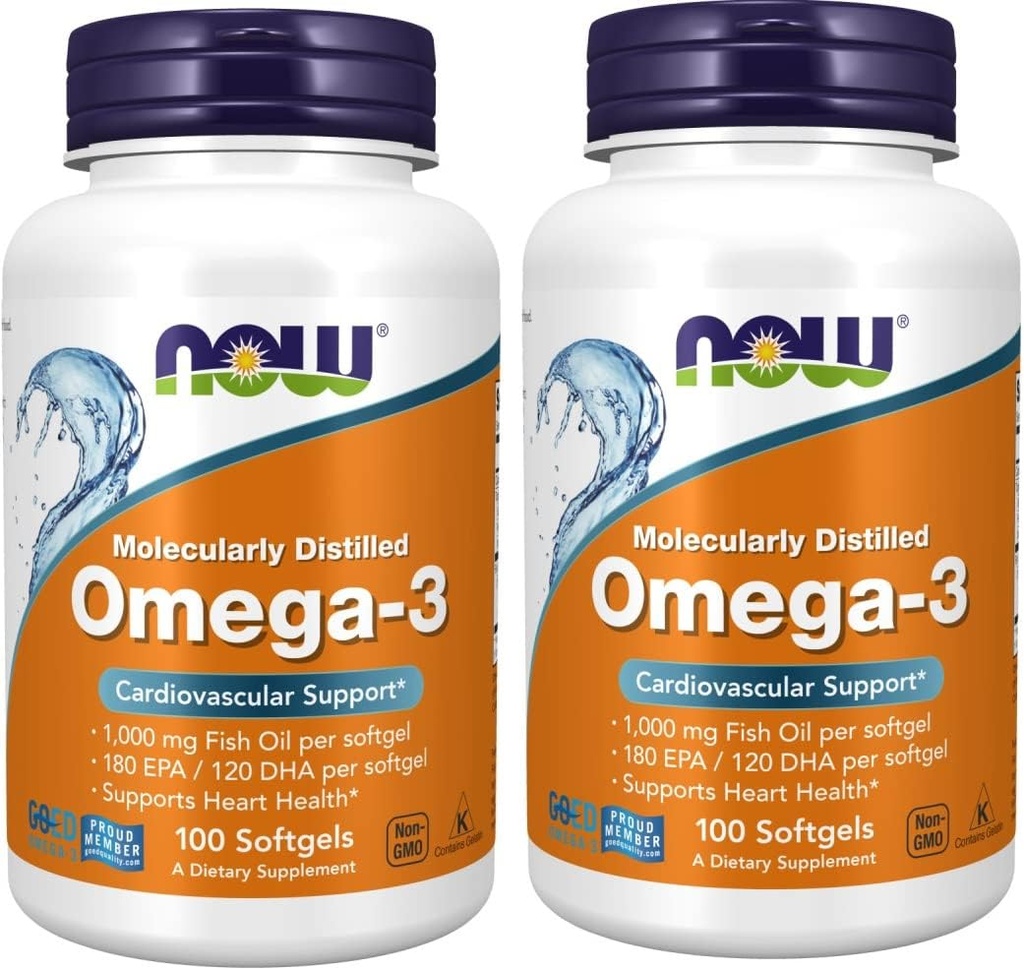 Omega-3 2000mg, 100 Greve (pakke med 2)