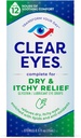 Clear Eyes Tør & Itchy Eye Relief Eye Drops, 0.5 Fl Oz