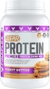 FINAFLEX Clear Protein, Peanut Butter - 2 LB - fremmer Muscular Performance & Growth - Milkshake- Like Smag - Lavcarb, Lavfedt & Gluten Free - 27 Servere