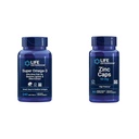 Life Extension Super Omega-3 EPA / DHA Fish Oil, Sesame Lignans & Olive Extract - Omega 3 Supplement & Zink Caps, zink 50 mg, zink Citrat, Support Kropets immunforsvar