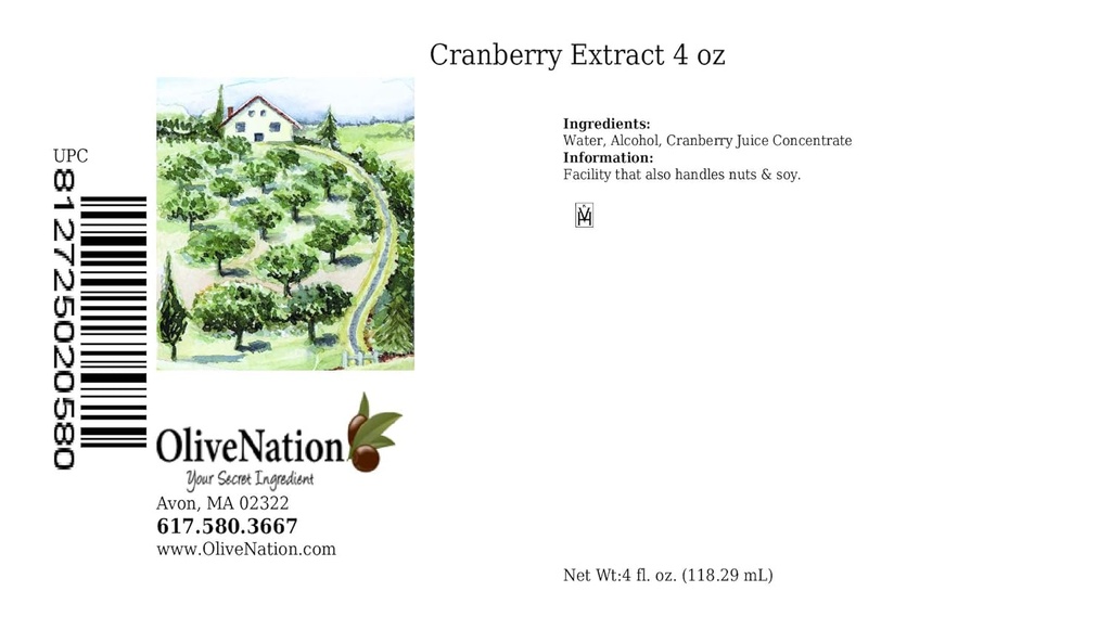 OlivenNation Cranberry Extract - 4 ounces - Tilføj den rige smag af tranebær til muffins, saucer og dressinger - bagning-extracts- and-flavorings