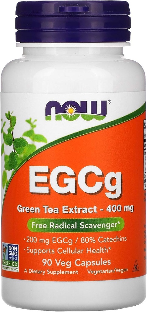 Now Foods EGCG 400mg Green Tea, 90 CT