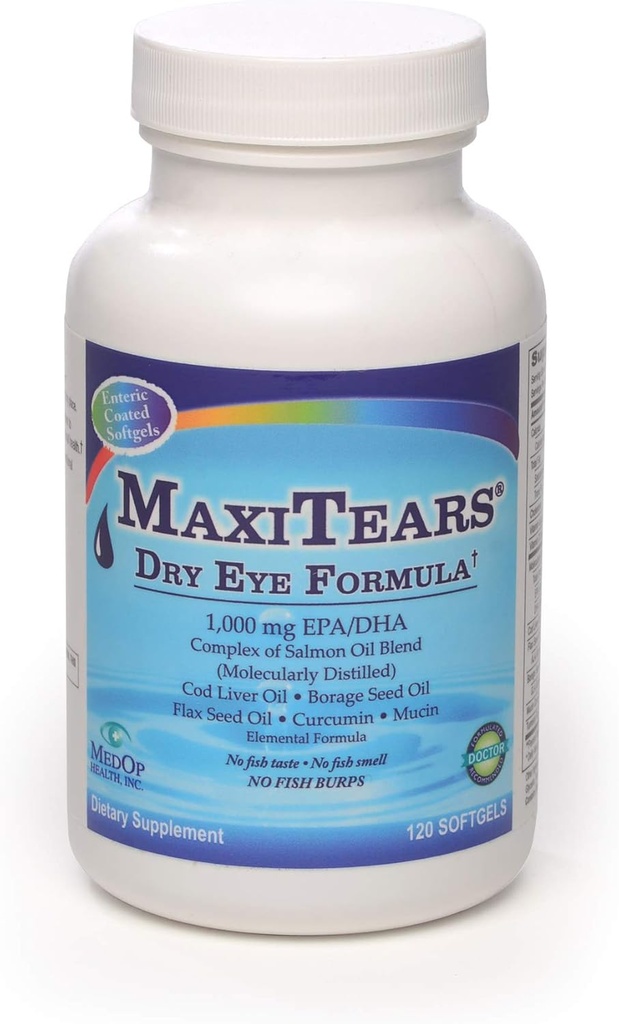 Medop MaxiTears ® Dry Eye Formel 120 bløddele, 1 flaske
