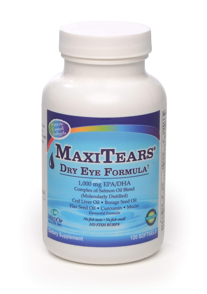 Medop MaxiTears ® Dry Eye Formel 120 bløddele, 1 flaske