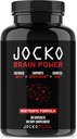 Jocko Fuel Brain Power - Nootrop Kosttilskud til Memory & Focus wiht L Theanine, L Carnitin - Energy & Focus Supplement (90 kapsler)