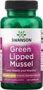 Swanson Green Lipped Mussel (Freeze- Tørret) - New Zealand fælles sundhed og mobilitet supplement - Natural Formel kan støtte hjerte sundhed & fordøjelsesfunktion - (60 kapsler, 500mg hver)