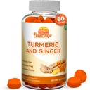 Gurkemeje & ingefær tyggegummi til voksne og børn. Vegansk Friendly, Kosher & Halal, Gluten Free, Non GMO. 60 Greve